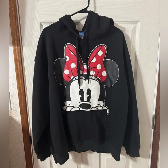 Disney Black Hoodie with Minnie Mouse Size XXL - Picture 1 of 3